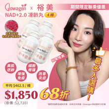 將圖片載入圖庫檢視器 【裕美xGlowagen限時優惠】 NAD+2.0 凍齡丸 / 4樽 (68折)
