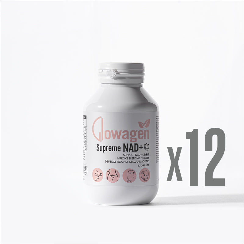 GLOWAGEN NAD+ 2.0  x 12 Bottles (6 months programme)